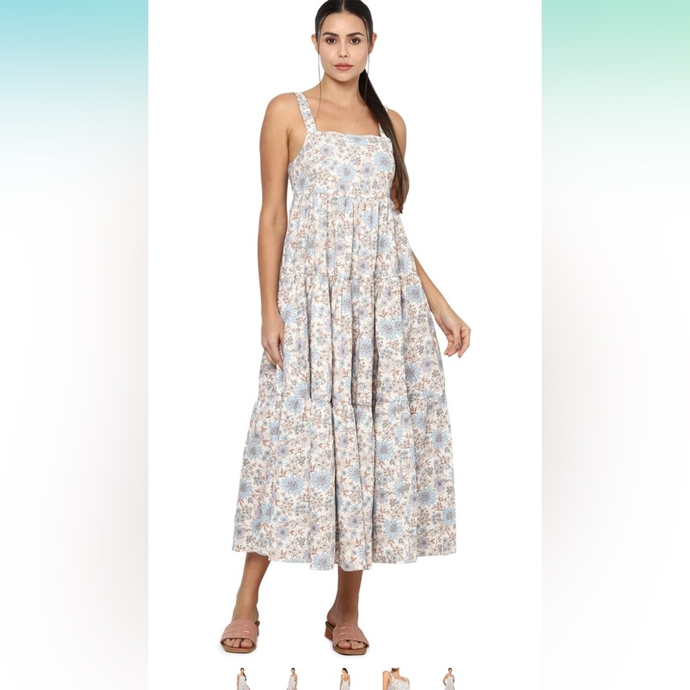 NWT American Eagle Women's Cotton Classic Midi Casual Dress